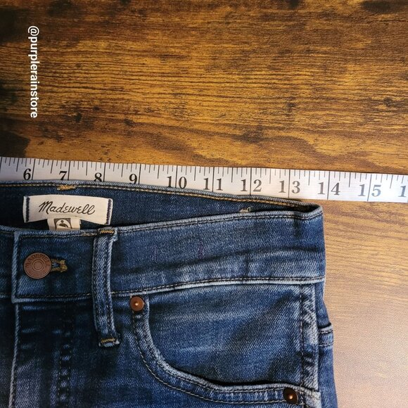 Madewell Jeans 27 Skinny 10" High Rise Cordell Wash MB968 Tummy Control Stretch - Picture 7 of 12